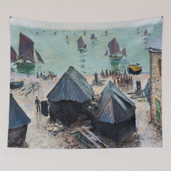 Item preview, Claude Monet's The Departure of the Boats, Etretat designed and sold by mosfunky.