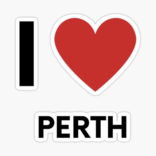 Item preview, I Love Perth designed and sold by melbournegirl.