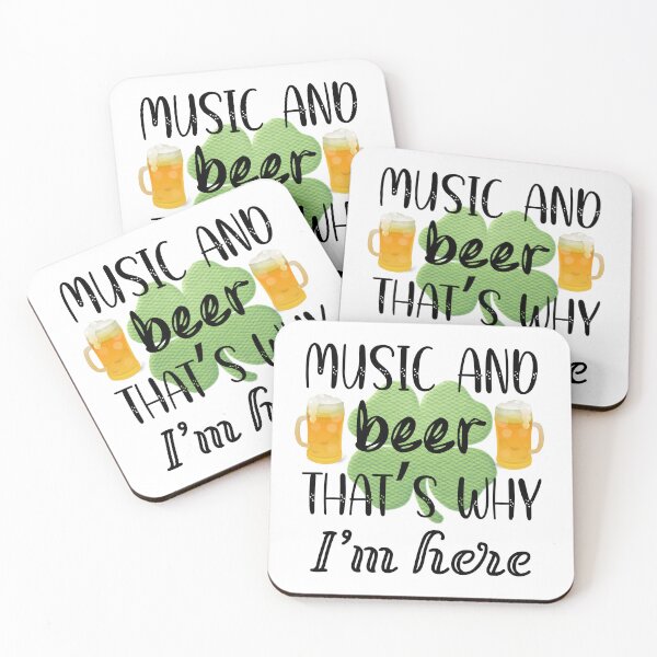 Item preview, Music and Beer That's Why I'm Here designed and sold by WeTrieditatHome.
