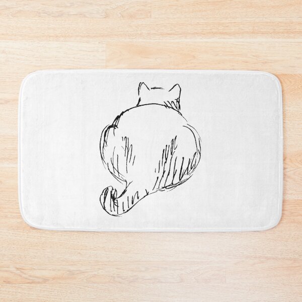 Item preview, cat butt Sticker designed and sold by RicoMuller.