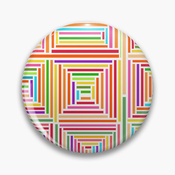 Item preview, Rainbow Squares Geometric Abstract Pattern designed and sold by TheCosmoWest.