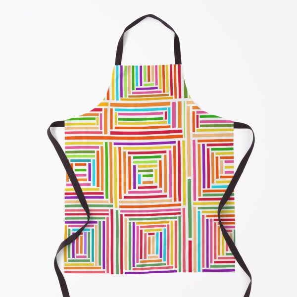 Item preview, Rainbow Squares Geometric Abstract Pattern designed and sold by TheCosmoWest.