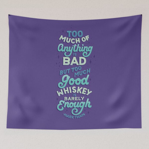 Item preview, Too Much Good Whiskey designed and sold by polliadesign.