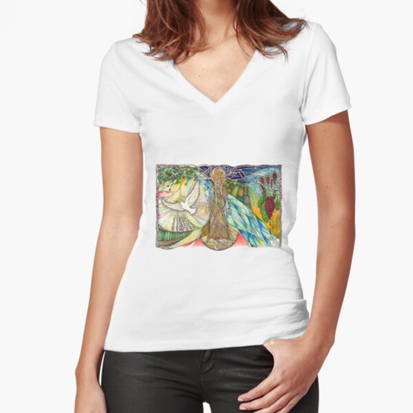 Fitted V-Neck T-Shirt