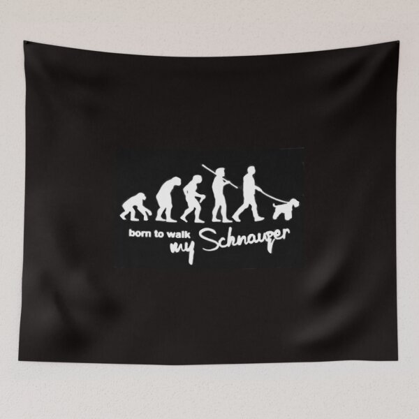 Item preview, MY Life Born to Walk My SCHNAUZER Dog designed and sold by Rowena Jones.