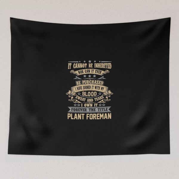 Item preview, Plant Foreman T Shirt - Forever The Title Job Gift Item Tee designed and sold by celiagomez456.