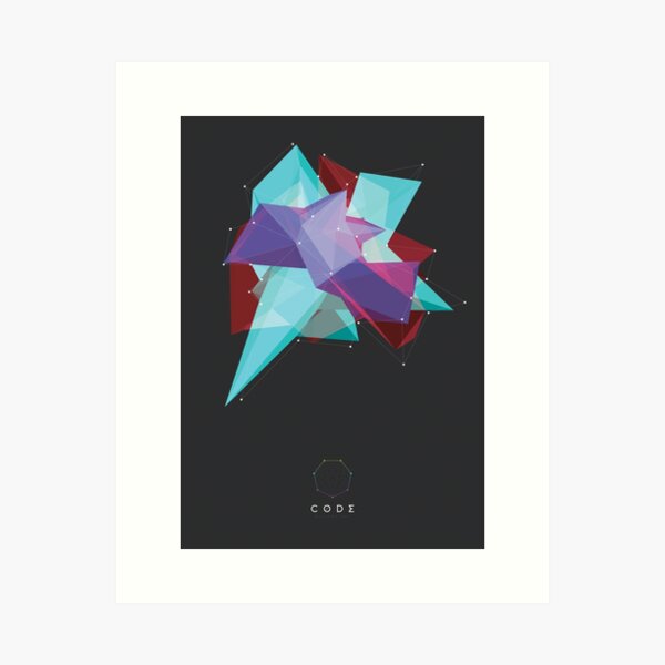 Code - Distortions Poster 03 Art Print