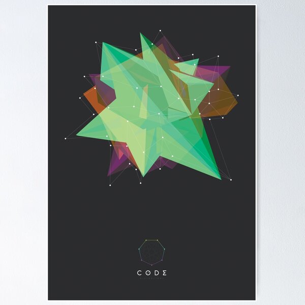 Code - Distortions Poster 01 Poster