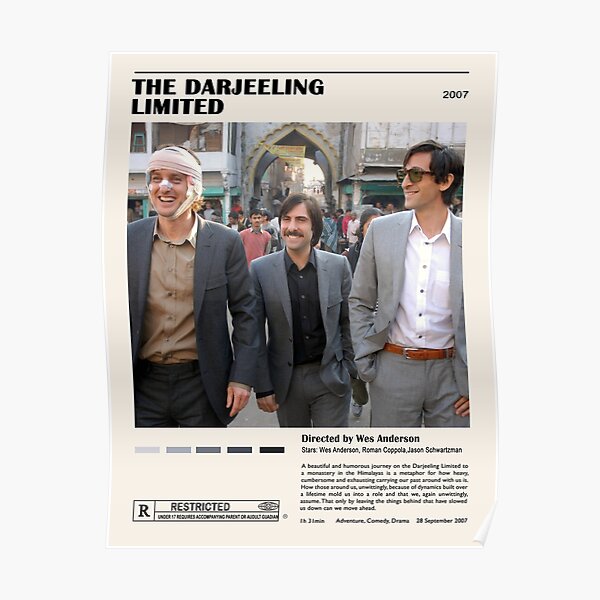 Wes Anderson Darjeeling Poster for Sale by OnealArtsStock