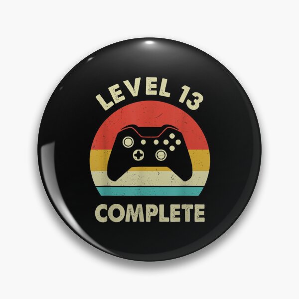 Item preview, Level 13 Complete Video Gamer 13th Wedding Aniversary Gift  designed and sold by laurenm233.