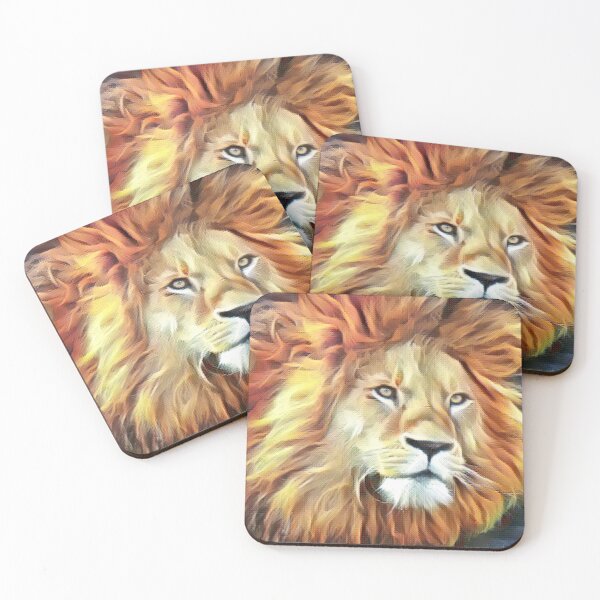 Item preview, King of the Jungle Lion Face designed and sold by CraftyAnimal.