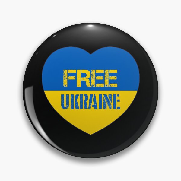 Item preview, Free Ukraine Heart Design designed and sold by AJ  Liber.