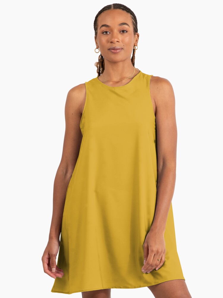 Goldenrod #daa520 , RGB color" A-Line Dress for Sale by buzztop | Redbubble