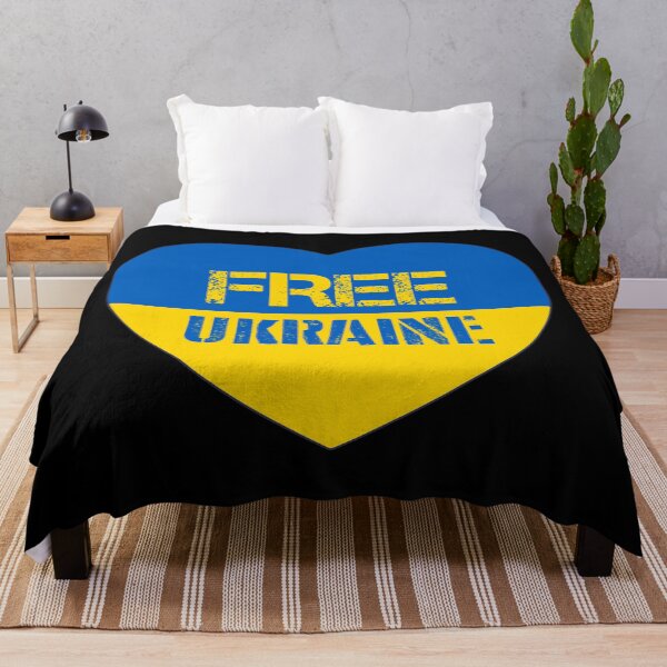 Item preview, Free Ukraine Heart Design designed and sold by AJ  Liber.