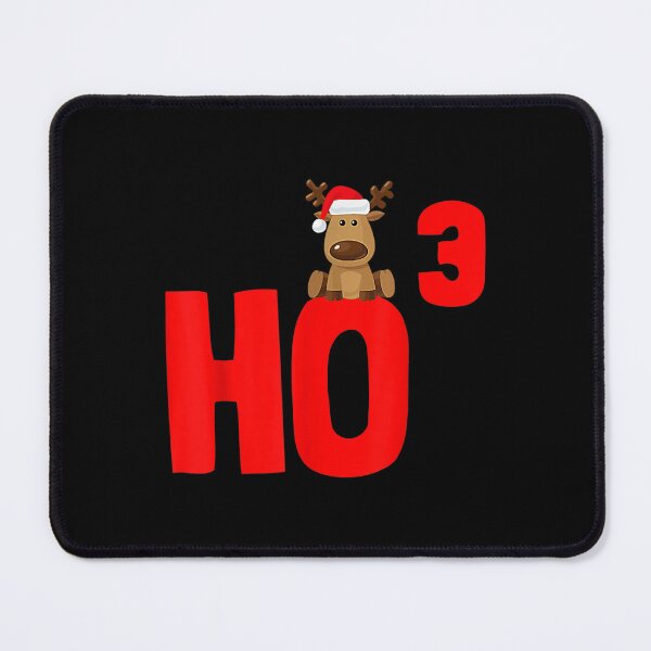 Item preview, Ho 3 Math Teacher Funny Idea Cubed Christmas Santa Hat designed and sold by laurenm233.