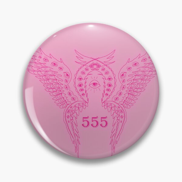 Item preview, Angel Number 555 in pink designed and sold by Ms. Aitch.