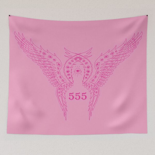 Item preview, Angel Number 555 in pink designed and sold by Ms. Aitch.