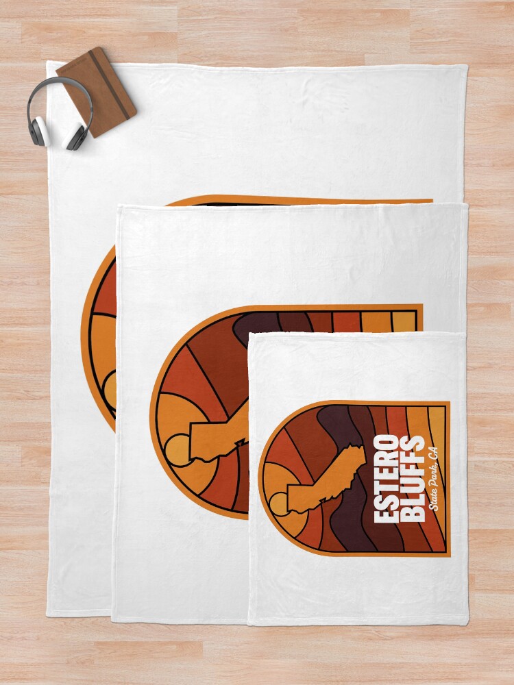 Aperçu 5 sur 6. Plaid avec l'œuvre Estero Bluffs State Park California créée et vendue par HalpinDesign.