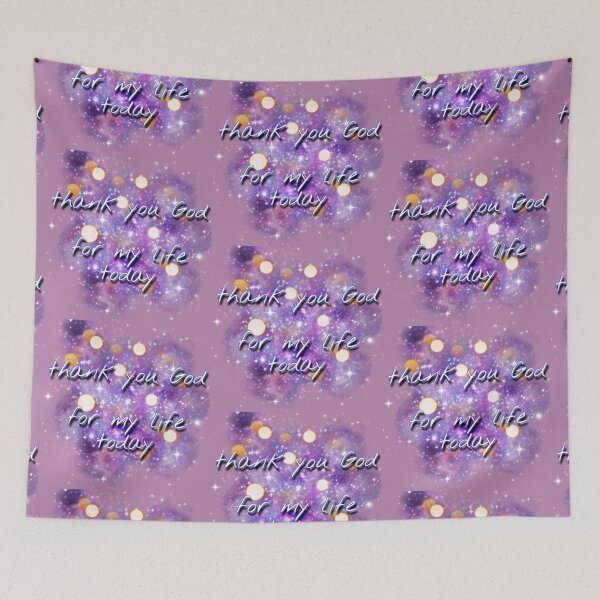 Item preview, thank you God for my life today motivational words  designed and sold by tintingouw.