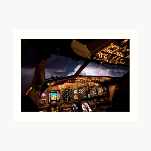 Thunderstorms ahead Art Print