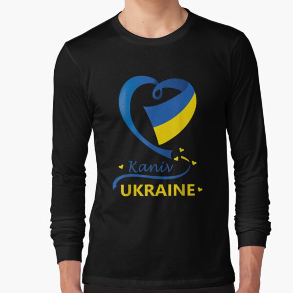 Item preview, Kaniv Ukraine National Flag Heart Emblem Crest  designed and sold by laurenm233.