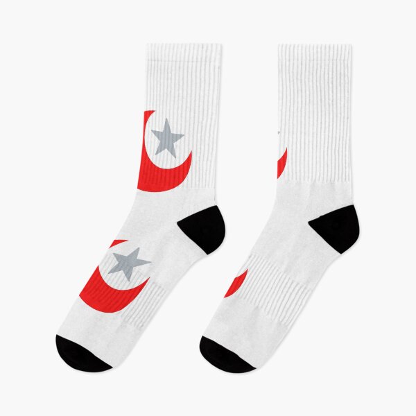 Item preview, Red Crescent Moons and Gray Stars designed and sold by ShaunSandhu.