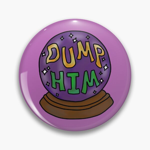 Item preview, Dump Him Crystal Ball designed and sold by luckyboyart.