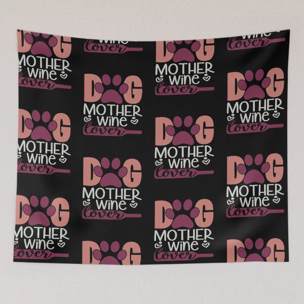 Item preview, Dog Mother Wine Lover designed and sold by FOX1999-Design.