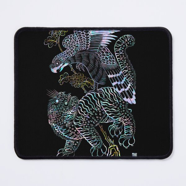 Item preview, Tiger and  hawk Type 2 : Minhwa-Korean traditional/folk art designed and sold by minsillust.
