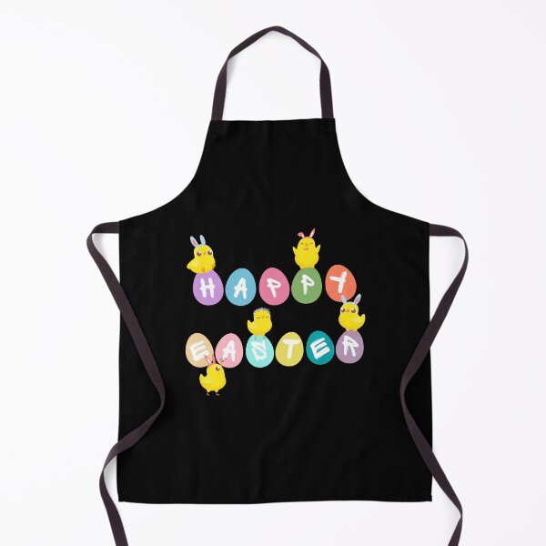 Item preview, Happy Easter with Eggs and Chicks designed and sold by MacAndMoose.