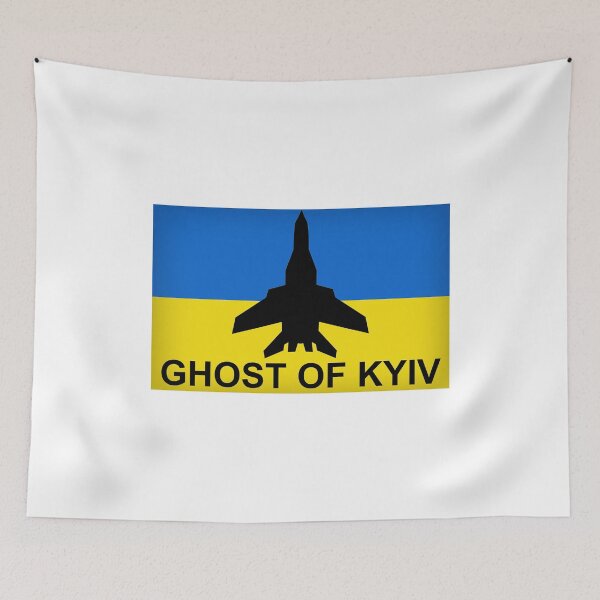 Item preview, Ghost of Kyiv designed and sold by LightningJelly.