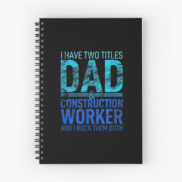 Item preview, I Have Two Titles Dad And Construction Worker Parent Hero  designed and sold by laurenm233.