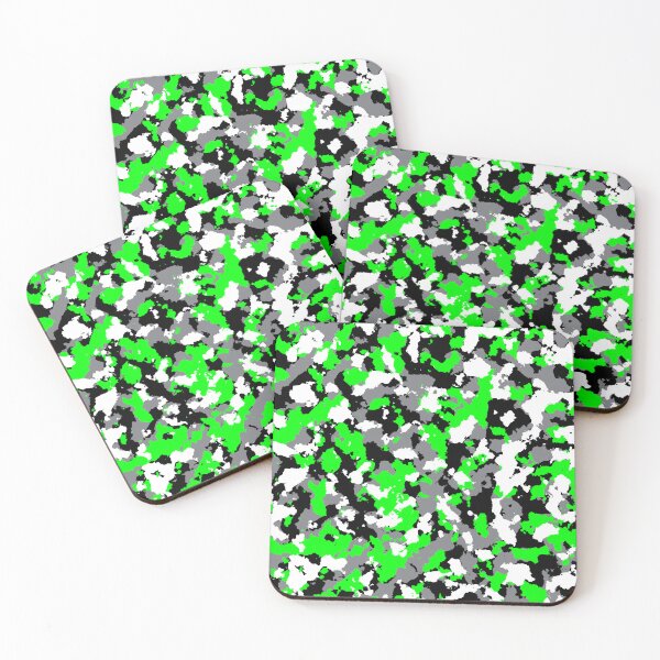 Item preview, Green black white Camouflage  designed and sold by Tshirtstory.