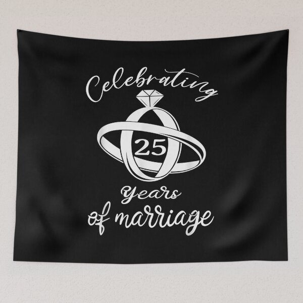Item preview, Funny Celebrating 25 Years Of Marriage Wedding Anniversary  designed and sold by laurenm233.