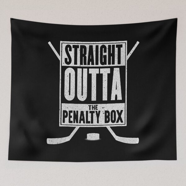 Item preview, Straight Outta The Penalty Funny Ice Hockey Gift designed and sold by Rebecca-Cruz.