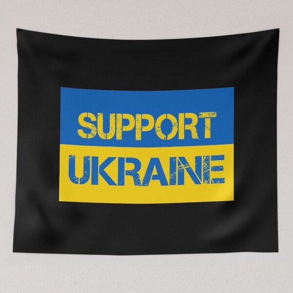 Item preview, Support Ukraine Flag designed and sold by AJ  Liber.