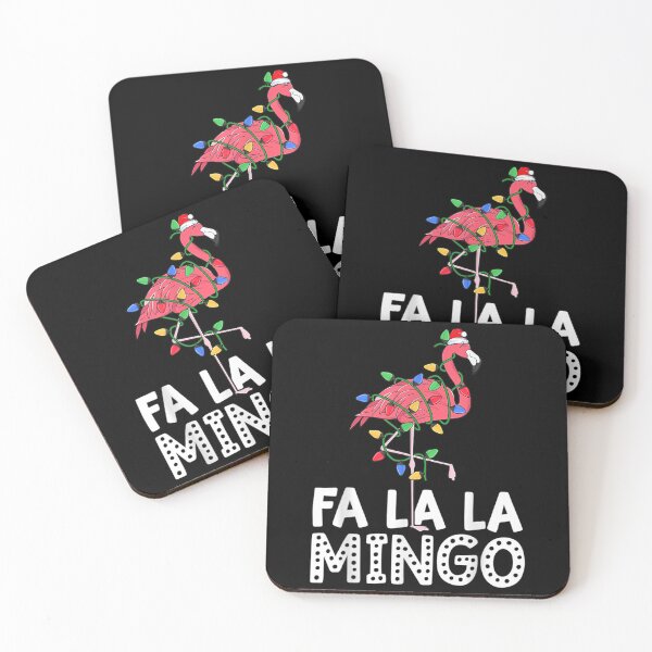 Item preview, Fa La La Mingo Xmas Party Flamingo Santa Lights Pajama 2021  designed and sold by laurenm233.
