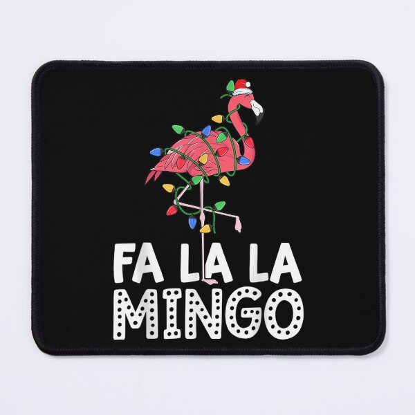 Item preview, Fa La La Mingo Xmas Party Flamingo Santa Lights Pajama 2021 designed and sold by laurenm233.