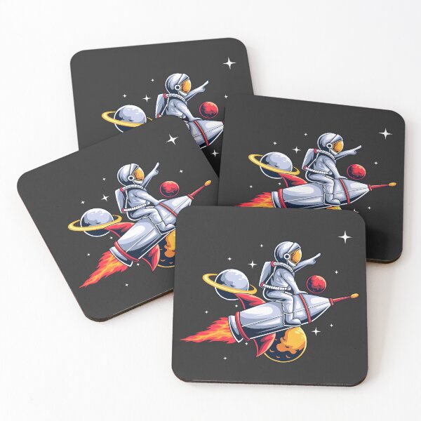 Item preview, Astronaut Space Journey Autism Awareness Shooting Star designed and sold by GrynszpanDezign.