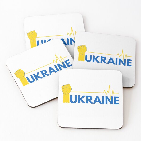 Item preview, Freedom Hands Stand with Ukraine Heart line Design designed and sold by sinceanna.