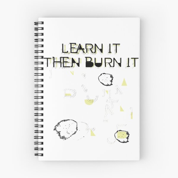 Item preview, Learn it then burn it designed and sold by Elang.