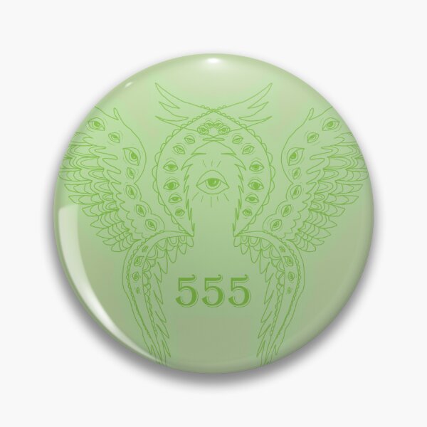 Item preview, Angel number 555 in green designed and sold by Ms. Aitch.