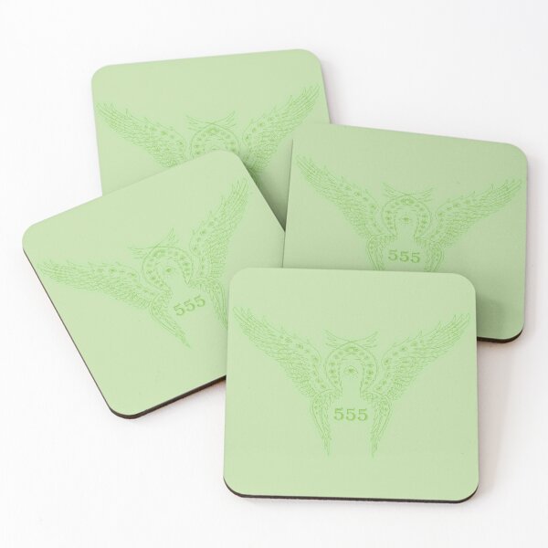 Item preview, Angel number 555 in green designed and sold by Ms. Aitch.