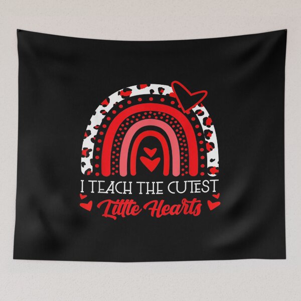 Item preview, I Teach The Sweetest Hearts Valentines Day Teacher Rainbow  designed and sold by laurenm233.