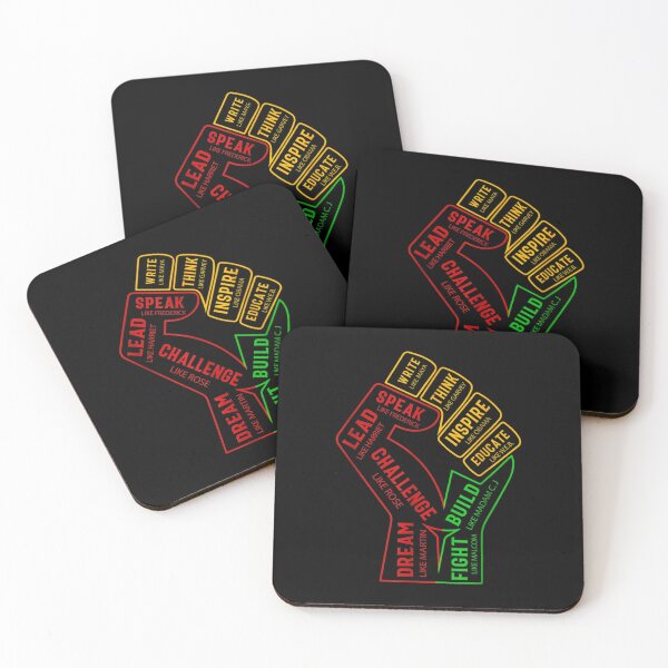 Item preview, Inspiring Black Leaders Power Fist Hand Black History Month  designed and sold by laurenm233.