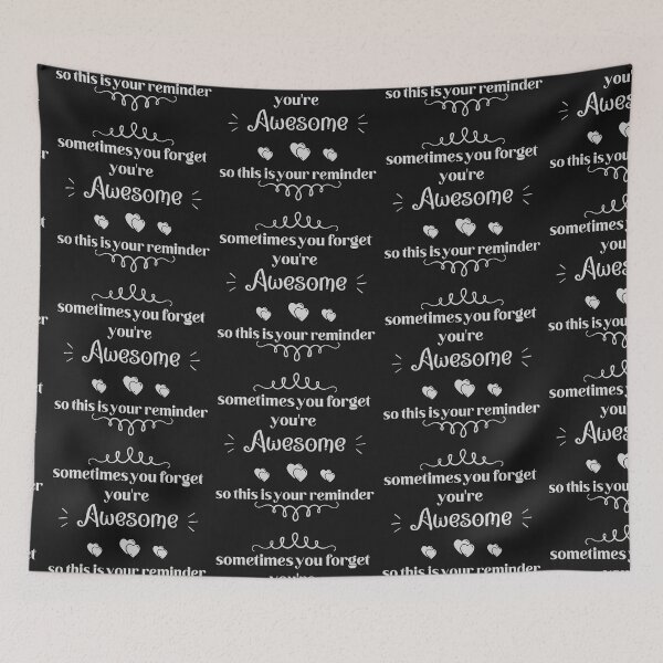 Item preview, Reminder that sometimes you forget you're awesome  -funny quotes  designed and sold by Alreweny.