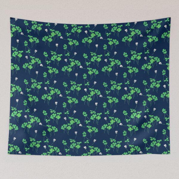 Item preview, Midnight Clover Patch Pattern designed and sold by SquibbleDesign.