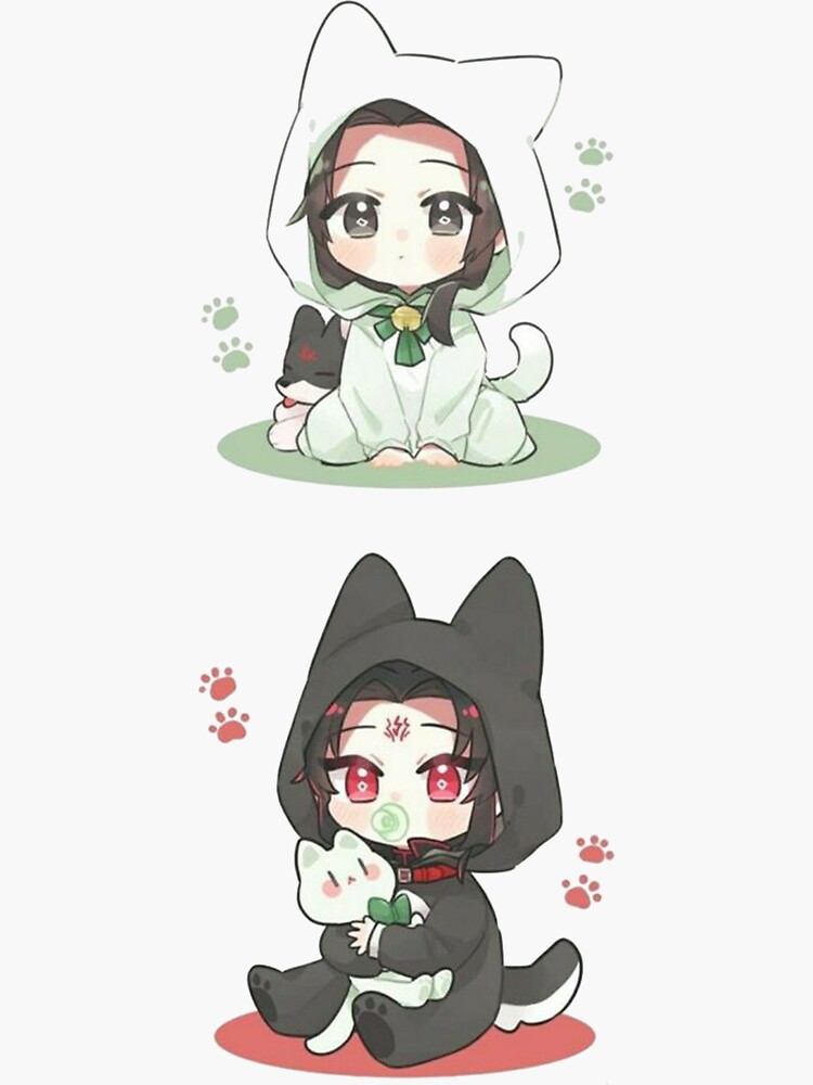 Mdzs Chibi Sticker By Sergiorosas Redbubble