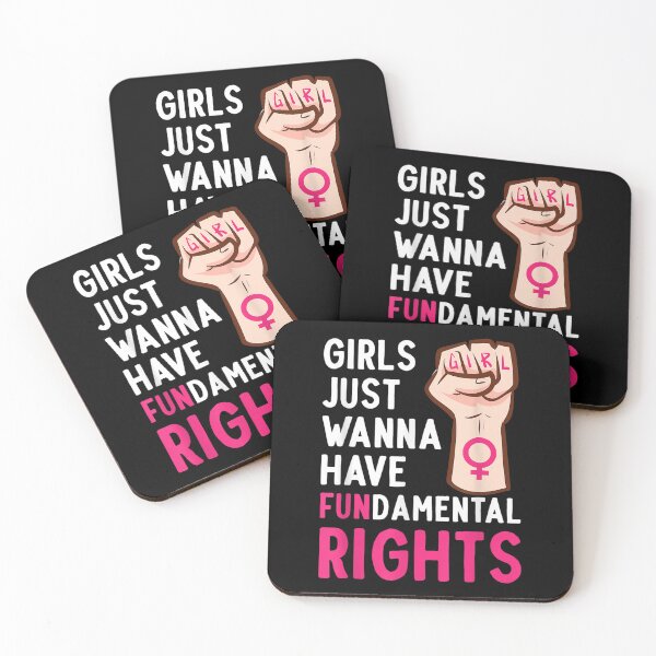 Item preview, Girls Just Wanna Have Fundamental Right Feminism Empowerment  designed and sold by laurenm233.