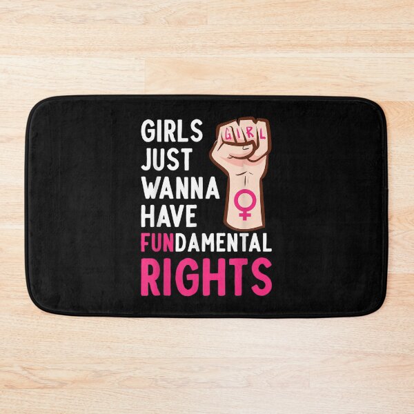Item preview, Girls Just Wanna Have Fundamental Right Feminism Empowerment  designed and sold by laurenm233.